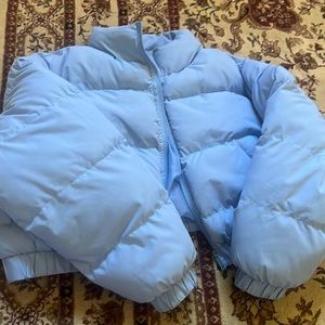 Boohoo Cropped puffer jacket